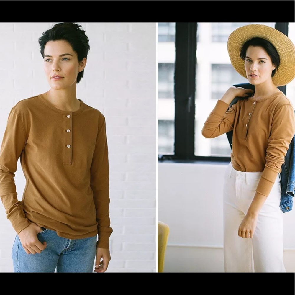 Tradlands Sawyer Henley in Sienna